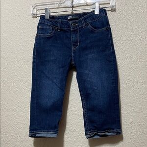 Levi's Skimmers Girls Cropped Jeans With Adjustable Waist. Very Good Condition.